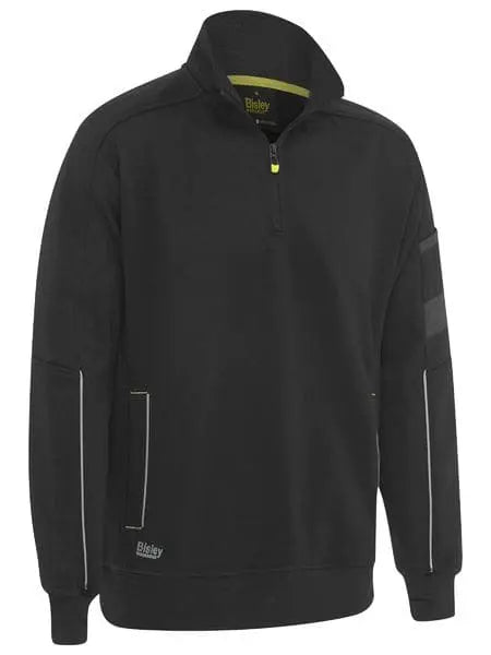 Bisley Work Fleece 1/4 Zip Pullover With Sherpa Lining BK6924 - City Workwear